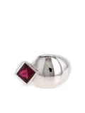 Fred 18kt white gold Modern tourmaline ring - Silver