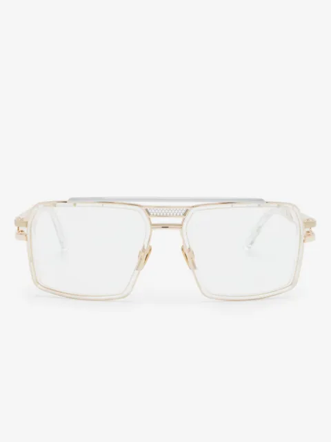 Cazal pilot-frame glasses