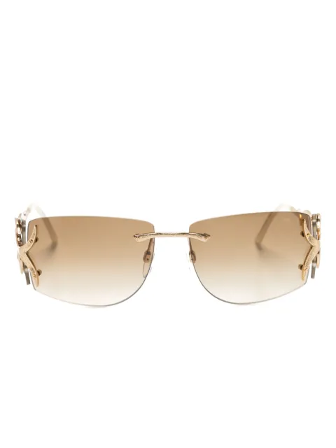 Cazal rectangle-frame sunglasses