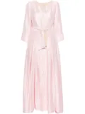 Baruni Cosmos belted maxi dress - Pink