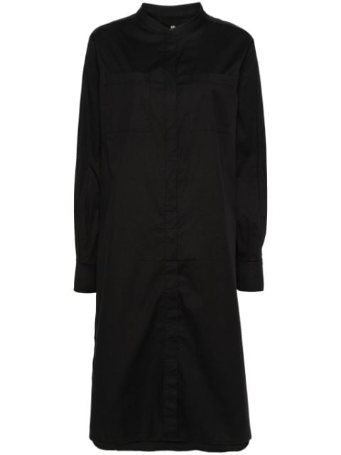 Thom Krom 러플 디테일 포플린 셔츠 드레스