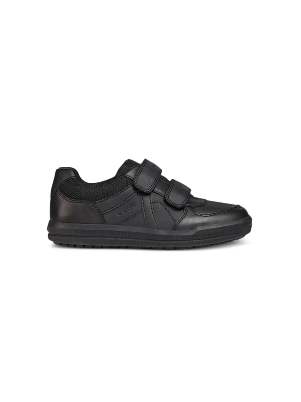 Geox Kids Arzach Junior sneakers met vlakken - Zwart