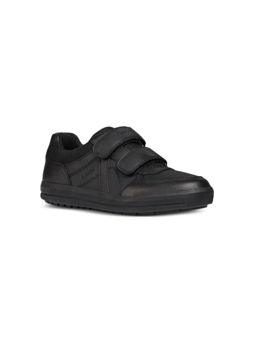 Geox Kids Arzach Junior sneakers met vlakken Zwart