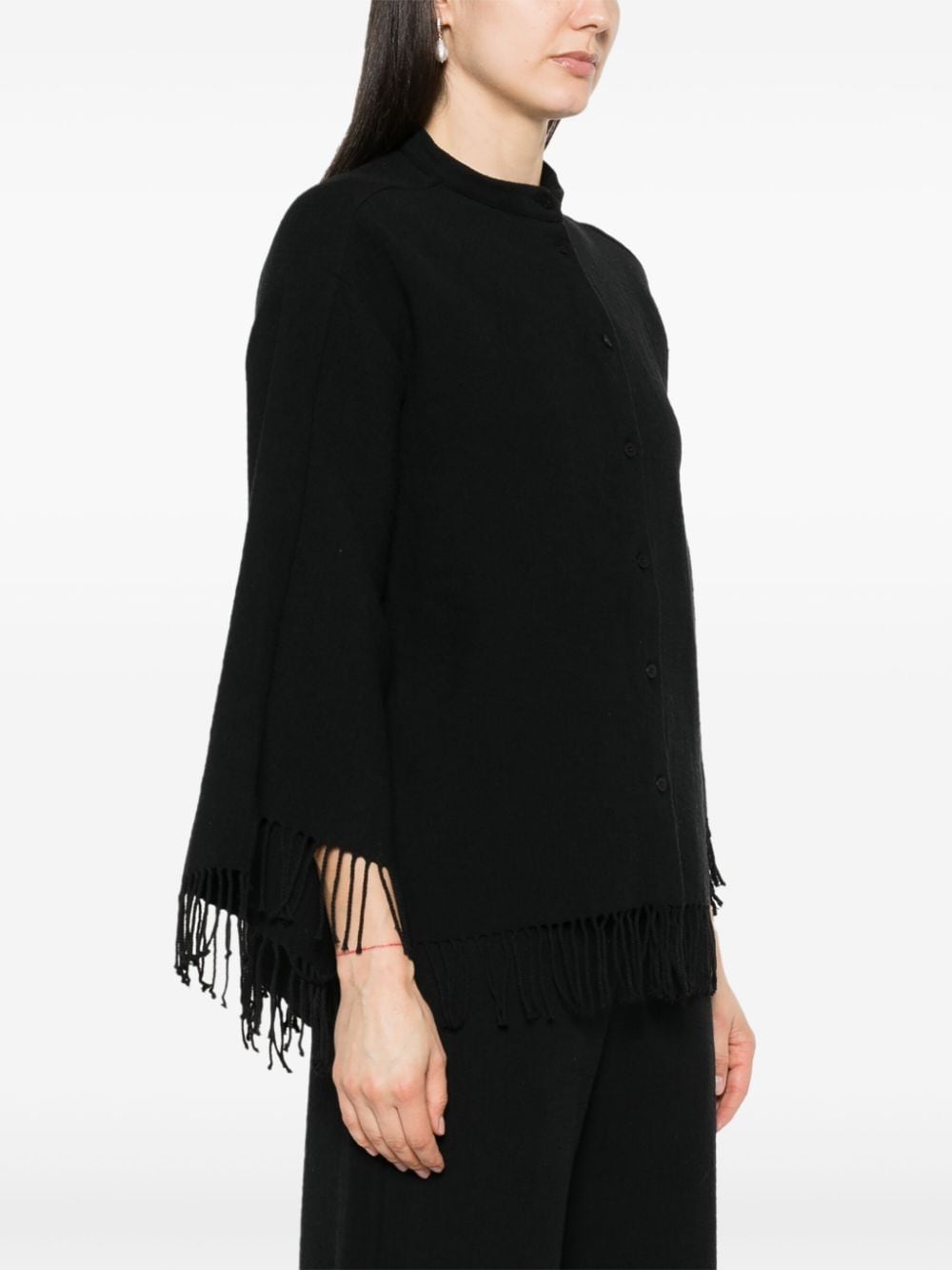 Shop By Malene Birger Ahlicia Single-breasted Blouse In Black