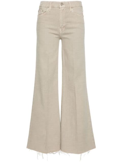 MOTHER The Roller Fray high-rise wide-leg jeans