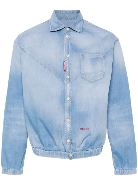 DSQUARED2 elasticated-waistband denim shirt