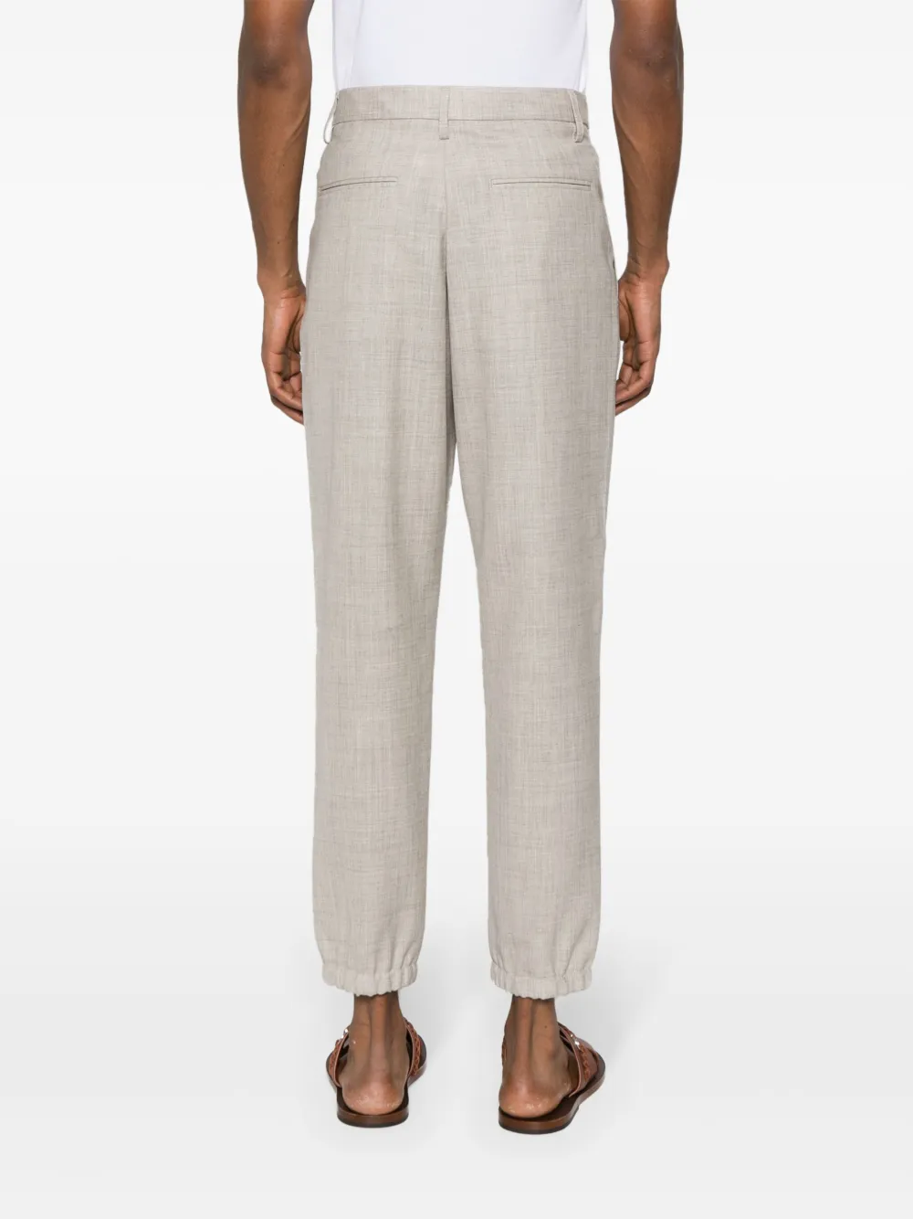 Canali Wollen pantalon Beige