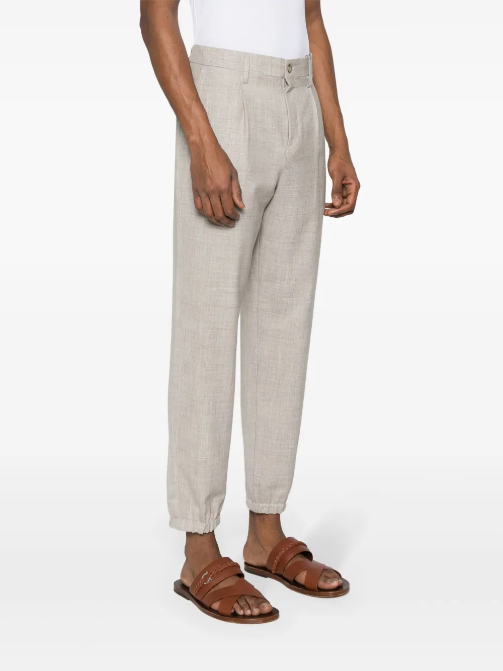 Canali Wollen pantalon Beige