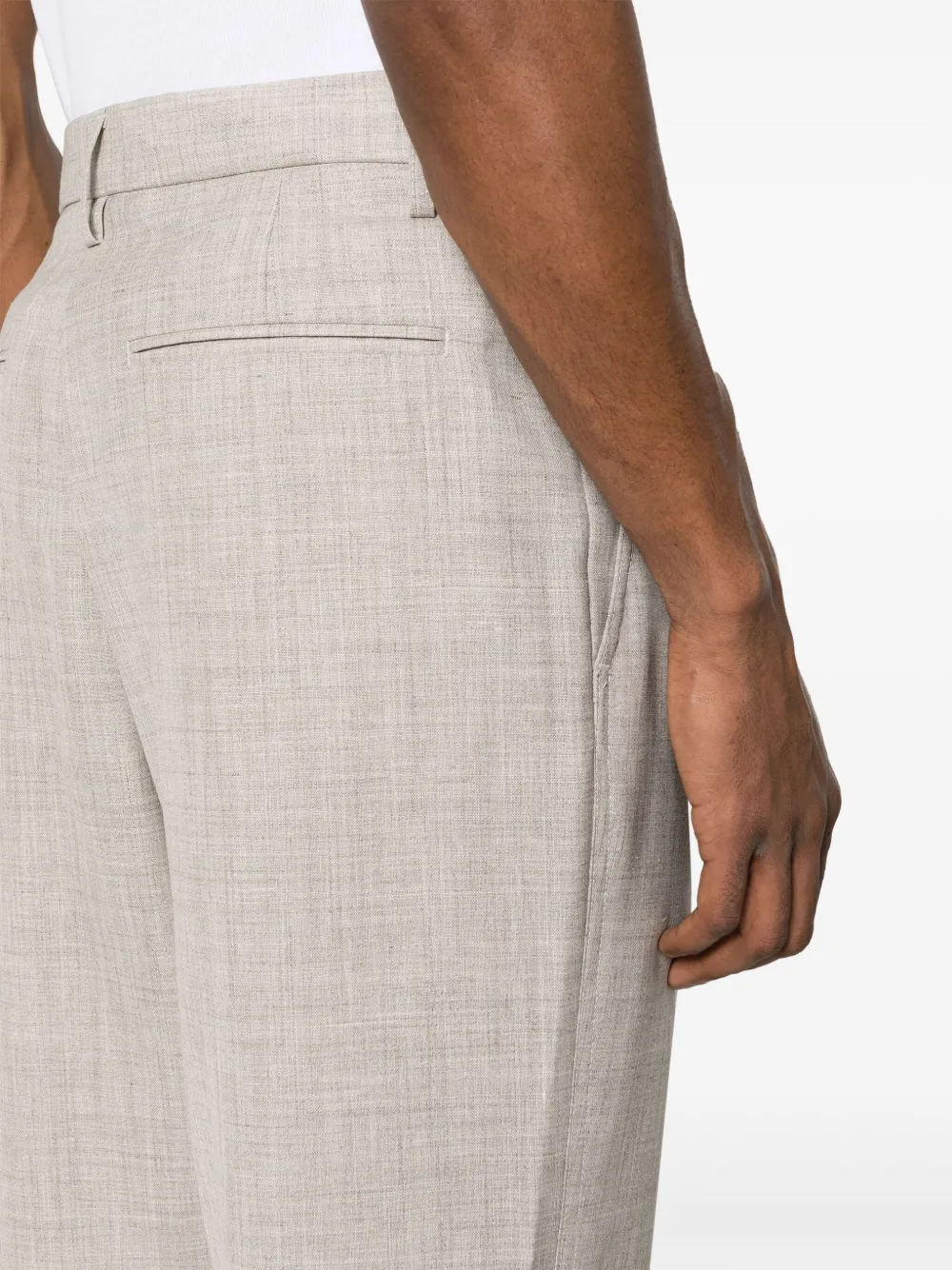 Canali Wollen pantalon Beige