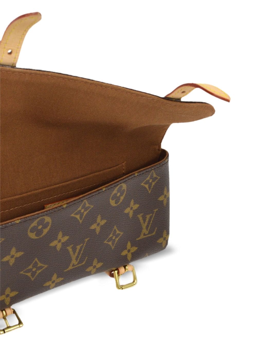 Pre-owned Louis Vuitton 2005  Pochette Marelle Belt Bag In Brown