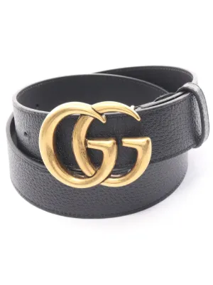 Mens black and hot sale gold gucci belt