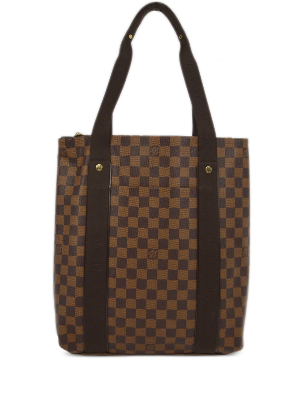 Pre-owned Louis Vuitton 2010 Cabas Beaubourg Tote Bag In Brown