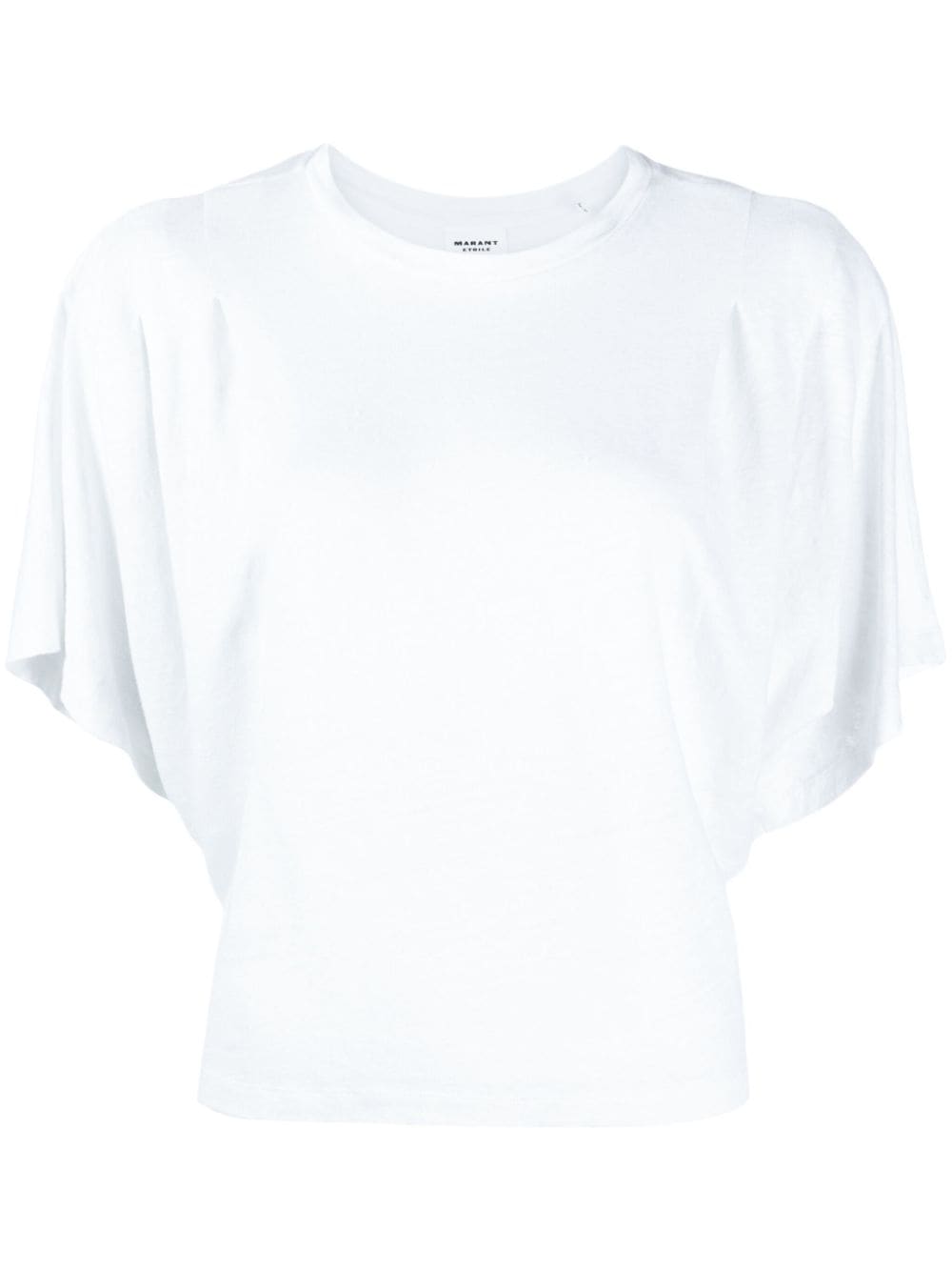Marant Etoile Kyanza Linen T-shirt In White