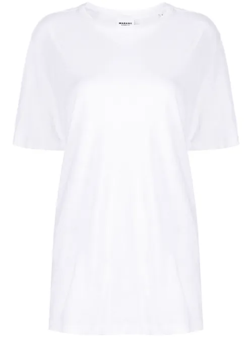 T-shirt Zewel en lin à logo imprimé - MARANT ÉTOILE - Modalova