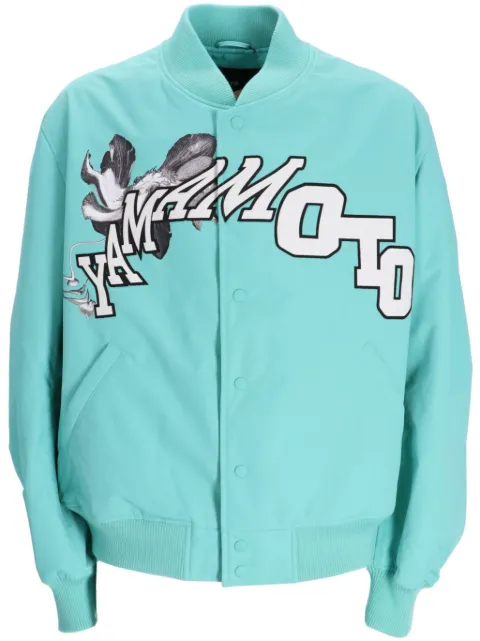 Y-3 veste bomber à logo imprimé