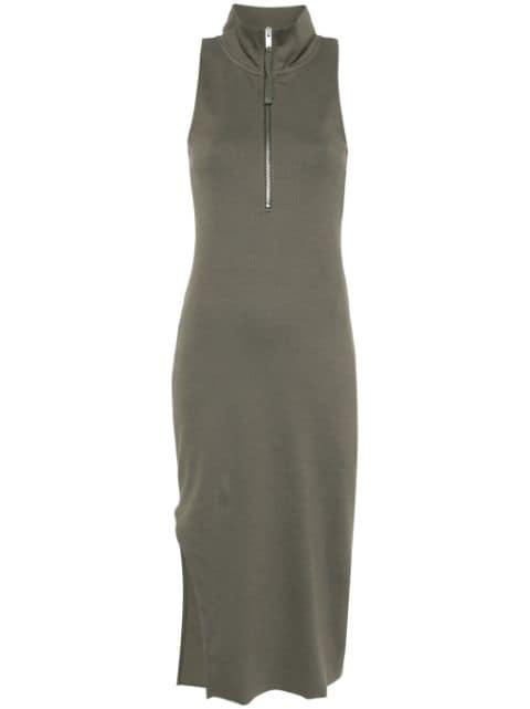 Thom Krom decorative-stitching side-slit midi dress