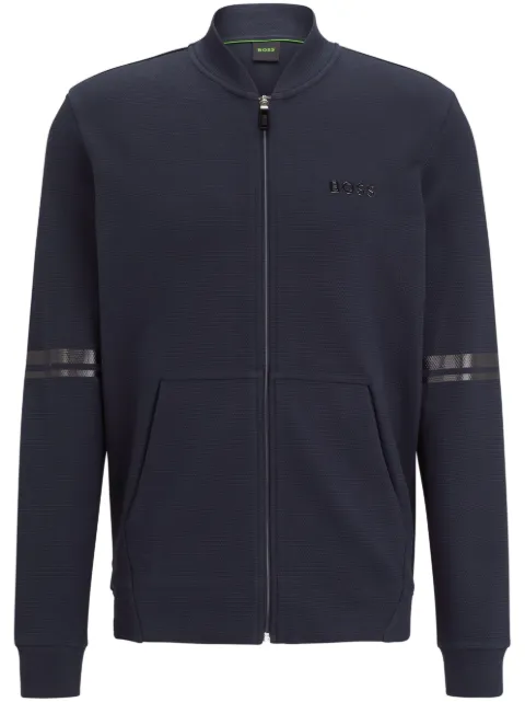 BOSS Cardigan com aplicação de logo