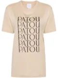 Patou Patou Patou organic-cotton T-shirt - Neutrals