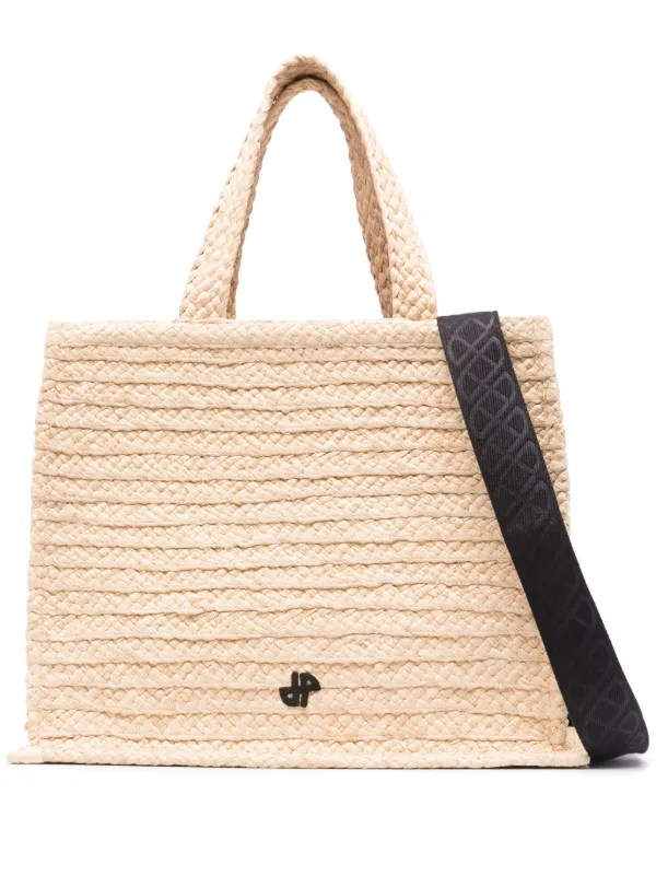 トートバッグ Patou Large Raffia Bag Patou Large JP Raffia Tote Bag | Green | FARFETCH CA