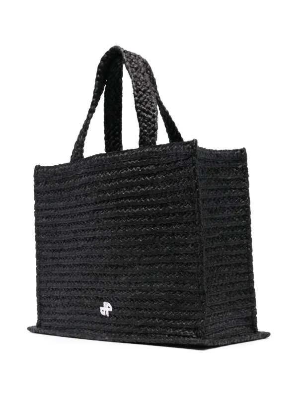 Patou JP ラフィア ハンドバッグ S Patou JP ラフィア ハンドバッグ L | ブラック | FARFETCH JP
