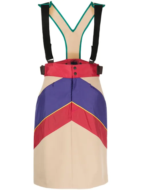 Robe-salopette à design colour block - Kolor - Modalova