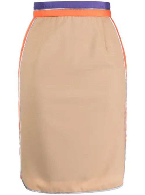 Jupe à taille rayée - Kolor - Modalova
