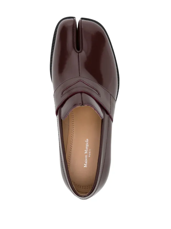 【関税&送料込】Maison Margiela Tabi Leather Loafers Maison Margiela Tabi Leather Loafers | Black | FARFETCH