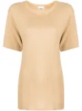 MARANT ÉTOILE Zewel linen T-shirt - Brown
