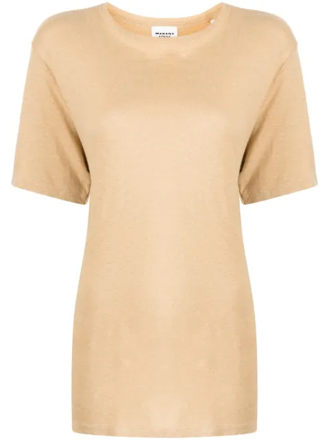 MARANT ÉTOILE Zewel linen T-shirt
