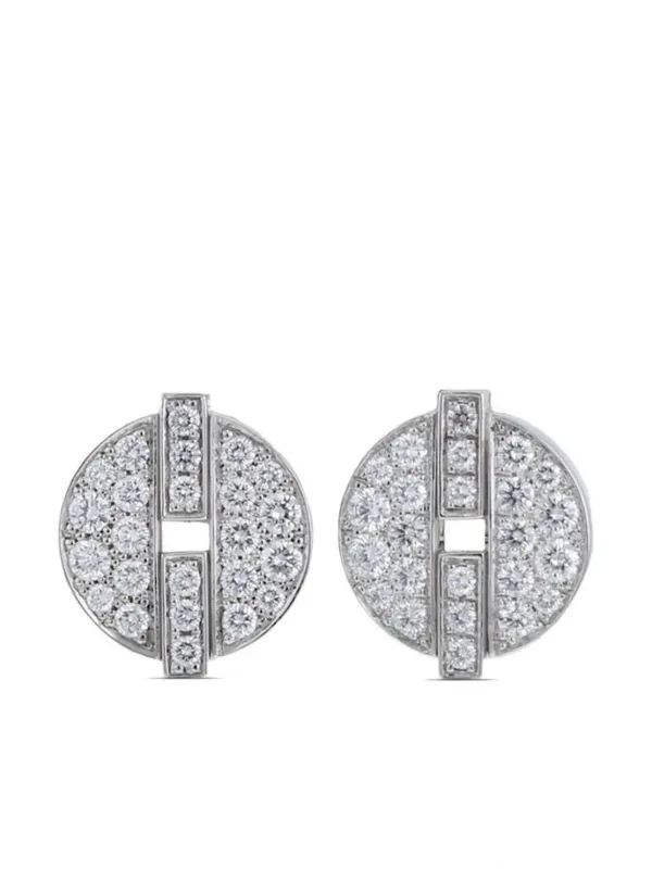 Cartier earrings silver best sale