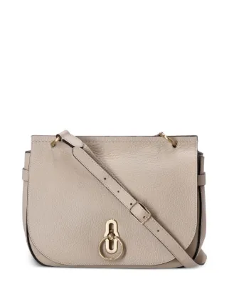 Mulberry Amberley Leather Satchel Neutrals FARFETCH TR