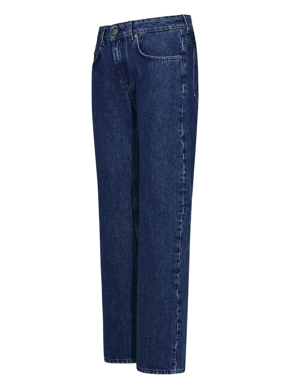 Off-White Jeans met logopatch Blauw