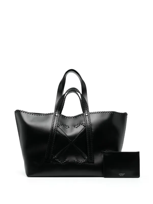 Off-White Day Off レザー ハンドバッグ | ブラック | FARFETCH JP
