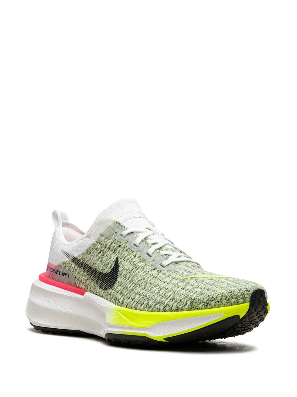Image 2 of Nike ZoomX Invincible Run 3 "White Volt/Hyper Pink" sneakers