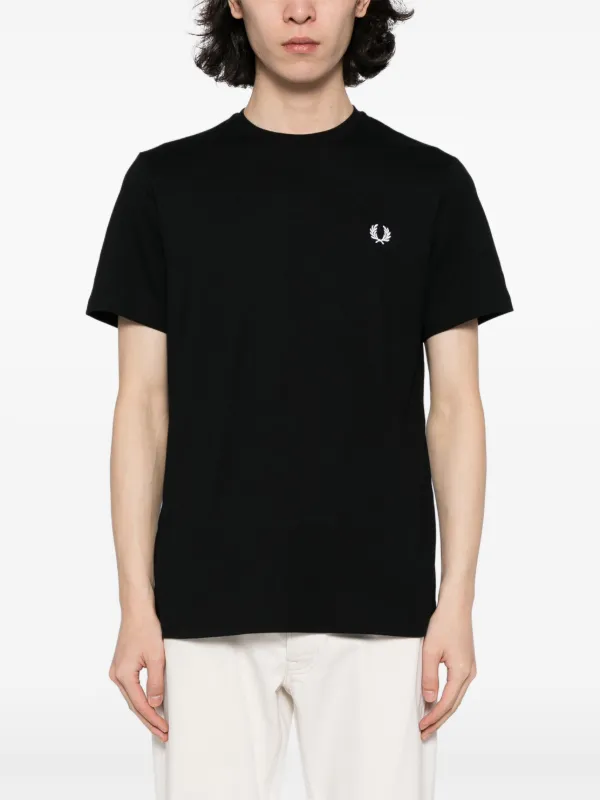 Tシャツ・カットソー FRED PERRY SS24 T-SHIRT WITH LOGO (FP-M3519-49_U85P) Fred Perry T-Shirt Ringer Cotton M3519 Men U85-Brick/Warm