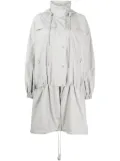 Low Classic drop-waist oversize parka - Grey