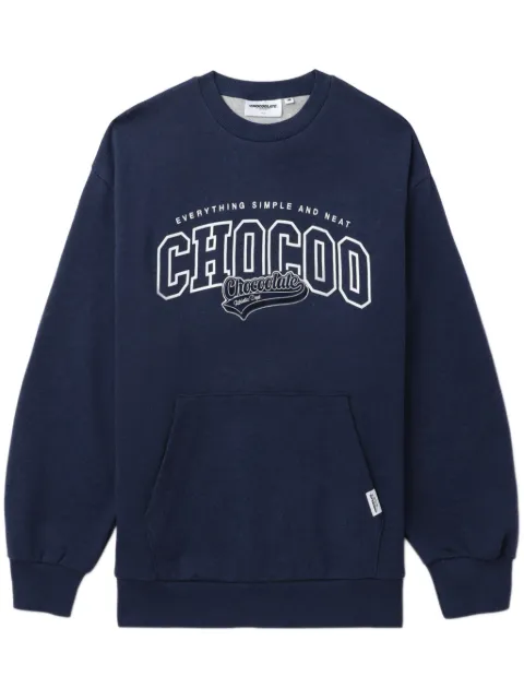 CHOCOOLATE sudadera con logo estampado