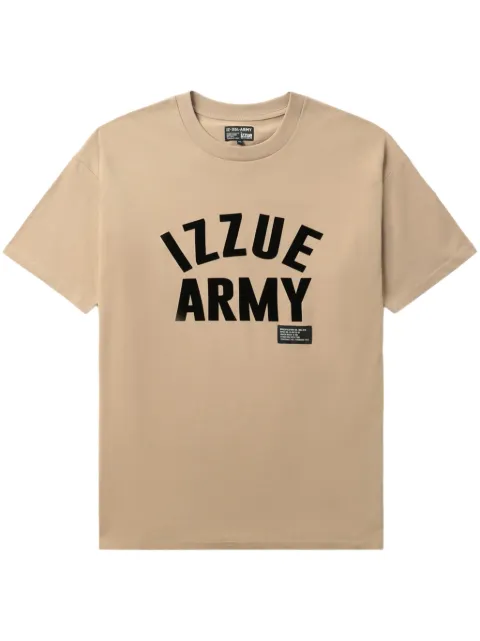 izzue logo-print cotton T-shirt