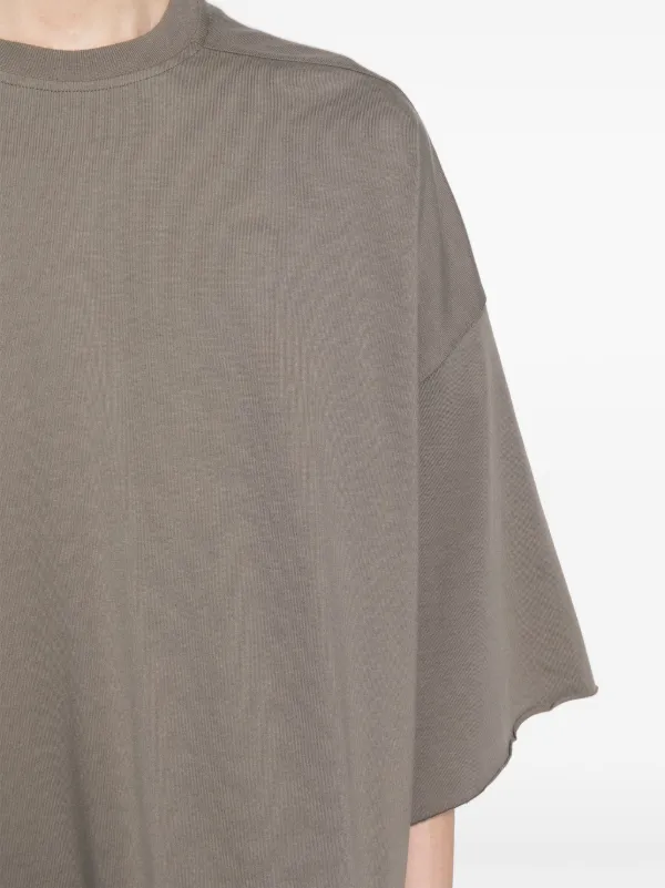 Rick Owens Oversized Cotton T-shirt | Grey | FARFETCH BN
