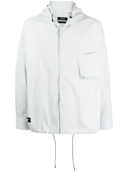 FIVE CM veste à patch logo - Gris - FIVE CM - Modalova