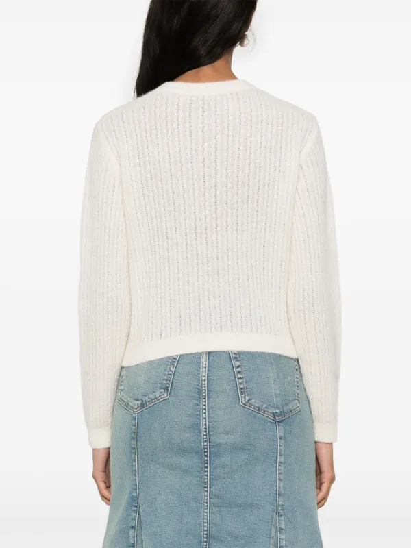 A.P.C. Milo cable-knit Cardigan | Neutrals | FARFETCH