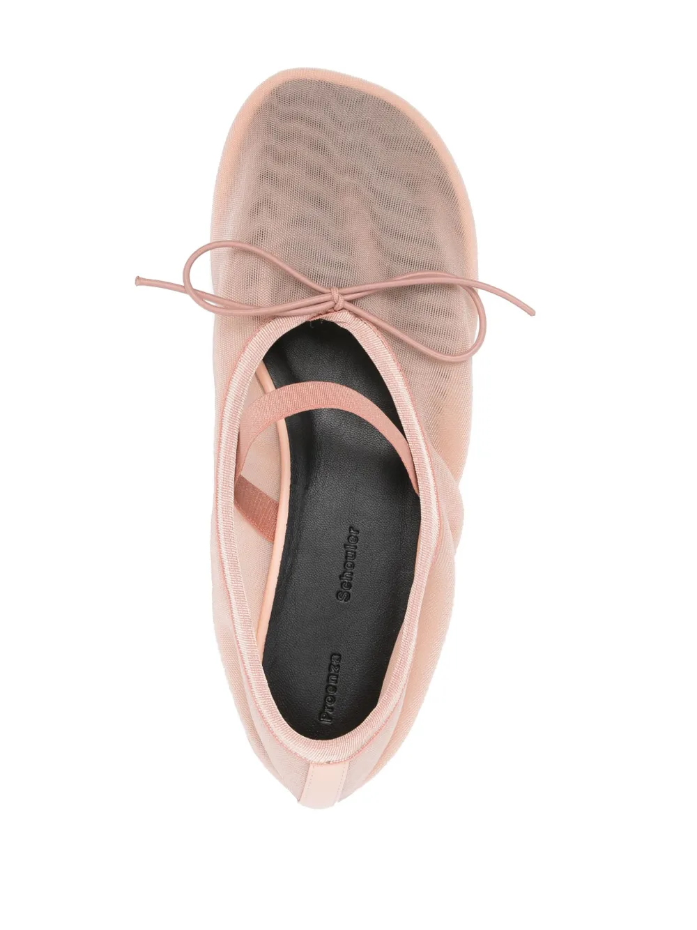 Shop Proenza Schouler Glove Mary Jane Ballerina Shoes In Neutrals