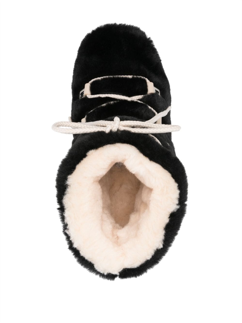 Shop Amiri Malibu Faux-shearling Boots In Schwarz