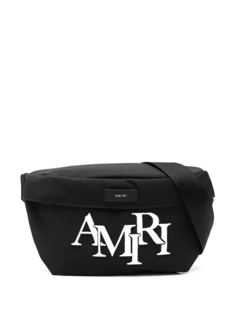AMIRI cangurera Staggered con logo bordado