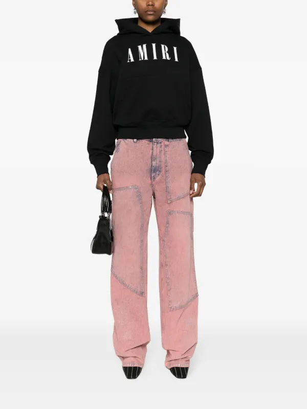 AMIRI ロゴ パーカー | ブラック | FARFETCH JP