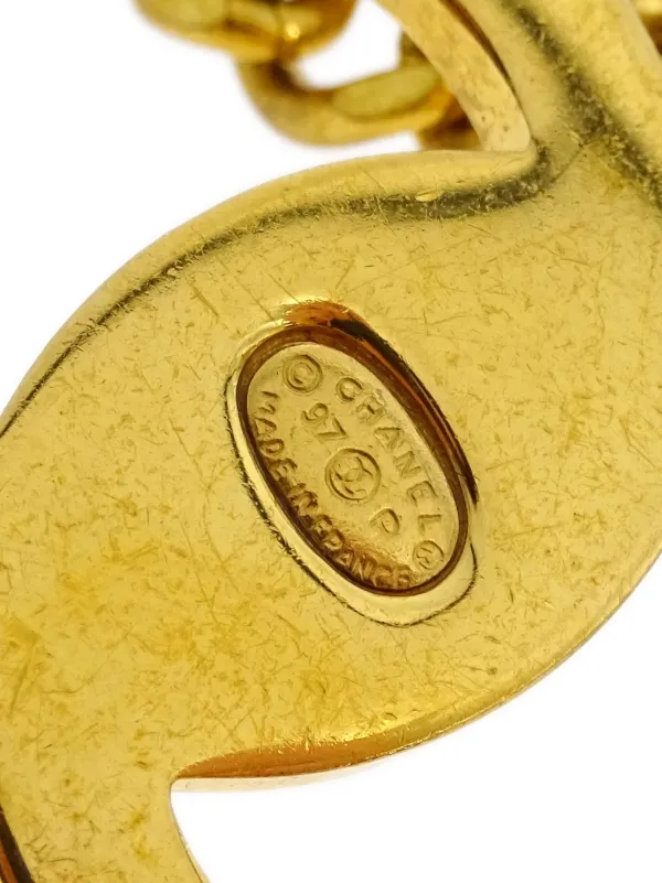 CHANEL Pre-Owned 1997 ココマーク ターンロック ネックレス