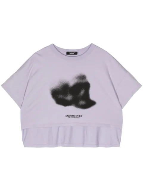 Undercover graphic-print cropped T-shirt