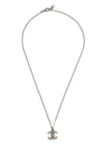 CHANEL Pre-Owned 2011 CC rhinestone-embellished charm necklace - Silver