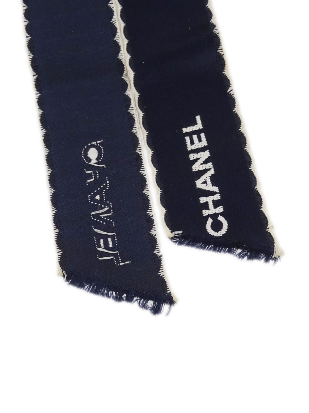 Pre-owned Chanel 蝴蝶结胸针（1990-2000年代典藏款） In Blue