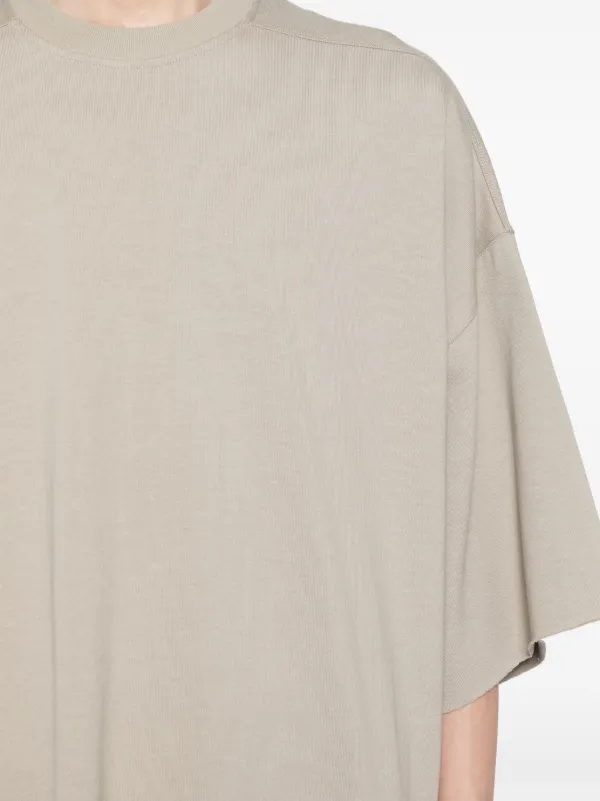 【関税＆送料込み】Rick Owens Grey Cotton T-Shirt Rick Owens Cotton T-shirt | Grey | FARFETCH ID